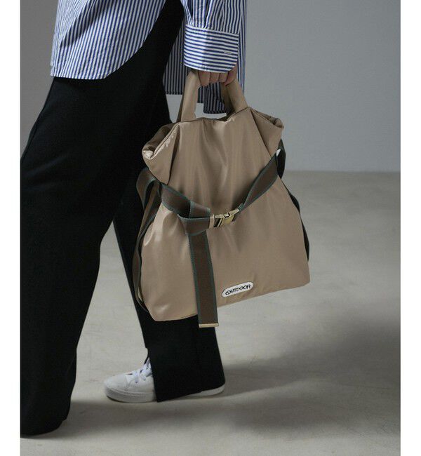 SALON adam et rope'「【追加・A4対応】【OUTDOOR PRODUCTS for SALON】別注2WAYトートバッグ4」|トートバッグ|ベージュ系(28)