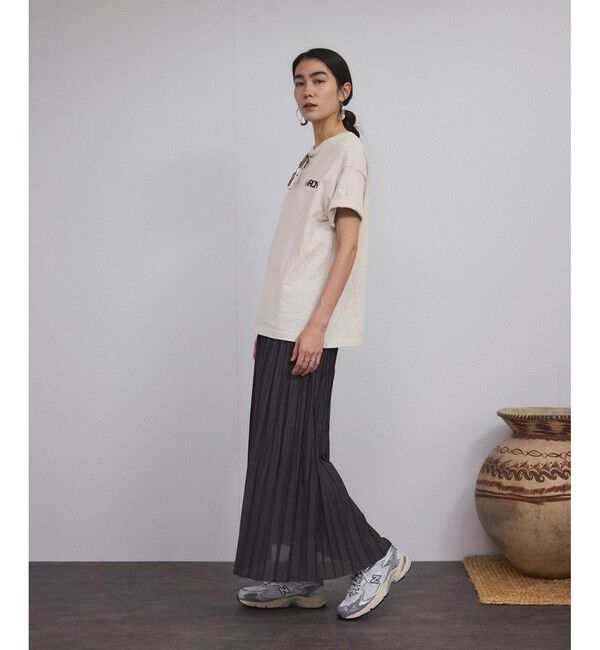 SALON adam et rope'「【Americana（アメリカーナ）】ラフィー丸胴 プリントT」|Tシャツ・カットソー|