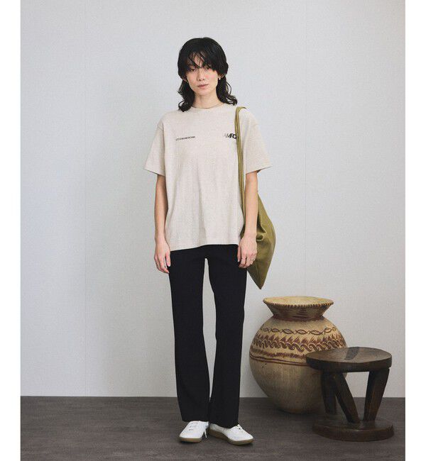 SALON adam et rope'「【Americana（アメリカーナ）】ラフィー丸胴 プリントT」|Tシャツ・カットソー|