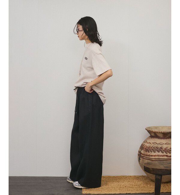 SALON adam et rope'「【Americana（アメリカーナ）】ラフィー丸胴 プリントT」|Tシャツ・カットソー|