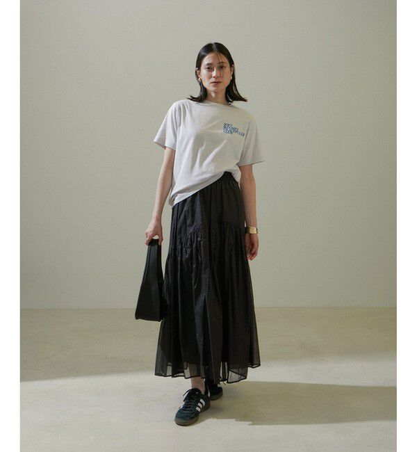 SALON adam et rope'「【WEB限定】コットンオーガンジーギャザースカート 2」|スカート|