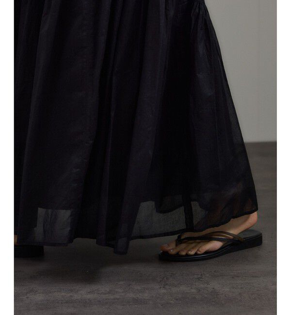 SALON adam et rope'「【WEB限定】コットンオーガンジーギャザースカート 2」|スカート|