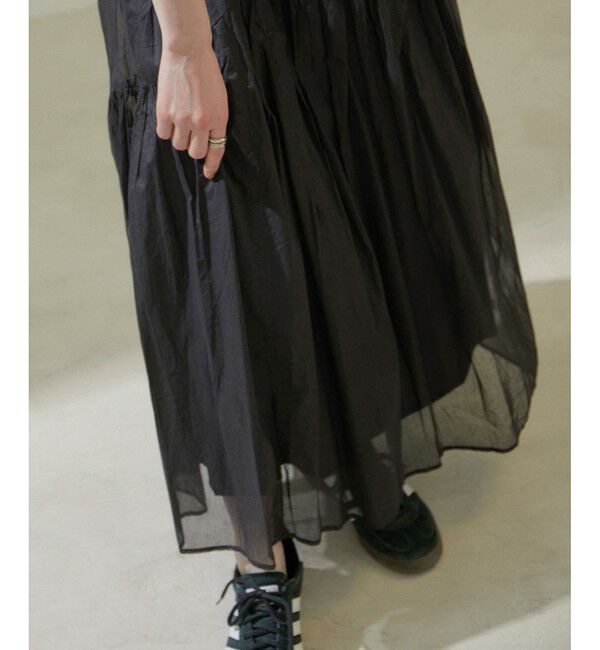 SALON adam et rope'「【WEB限定】コットンオーガンジーギャザースカート 2」|スカート|