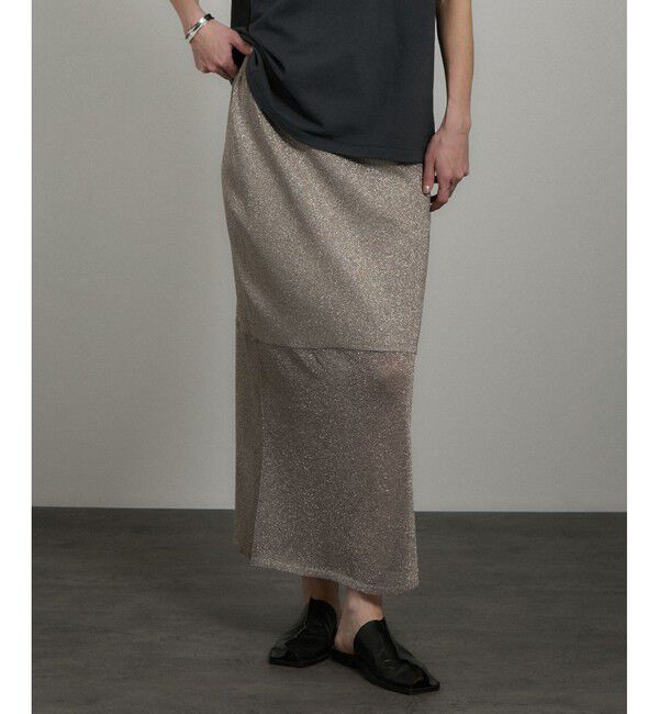 SALON adam et rope'「ブライトリブタイトスカート［セットアップ対応］」|スカート|