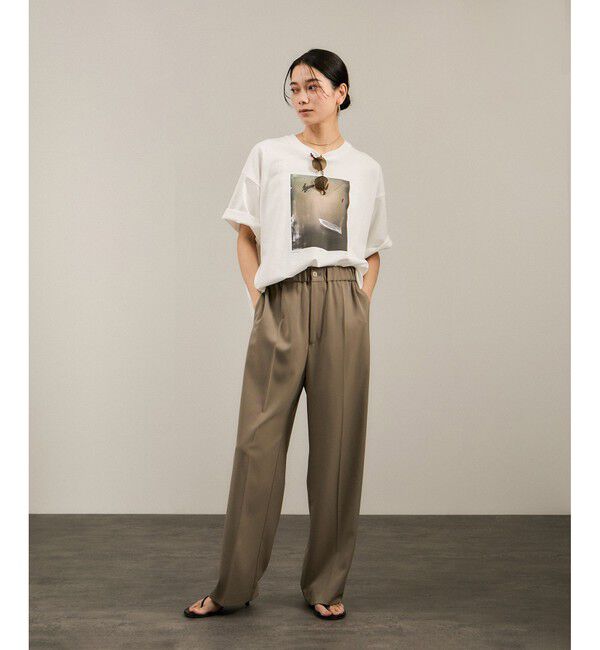 SALON adam et rope'「Yasuko Hirano / 平野泰子 ARTプリントリラックスT」|Tシャツ・カットソー|