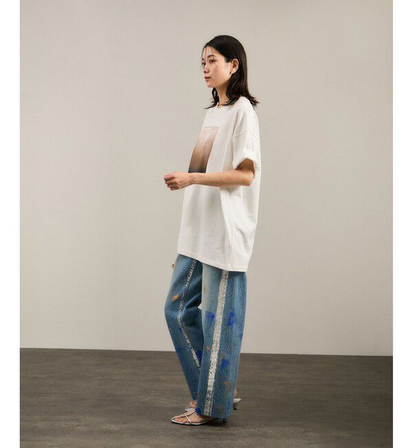 SALON adam et rope'「Yasuko Hirano / 平野泰子 ARTプリントリラックスT」|Tシャツ・カットソー|