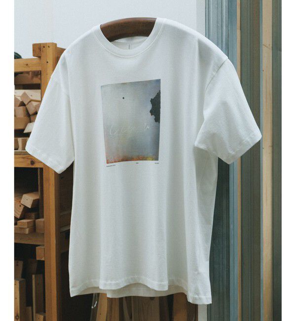 SALON adam et rope'「Yasuko Hirano / 平野泰子 ARTプリントリラックスT」|Tシャツ・カットソー|ホワイト系(12)