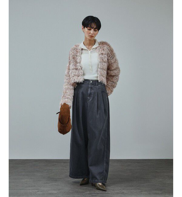 SALON adam et rope'「リアルスウェードクリテミニバッグ」|ハンドバッグ|