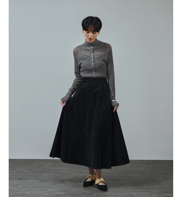 SALON adam et rope'「リブニット2WAYタートルネックプルオーバー」|ニット・セーター|