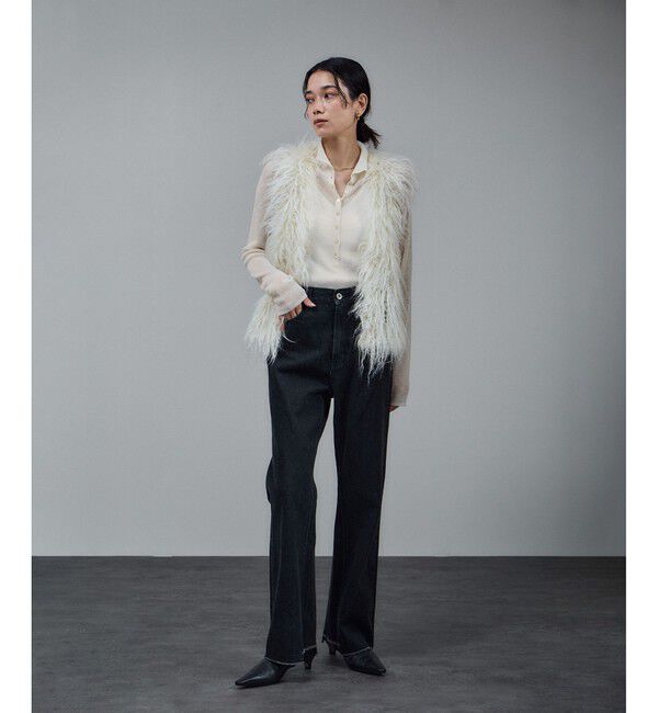 SALON adam et rope'「リブニット2WAYタートルネックプルオーバー」|ニット・セーター|