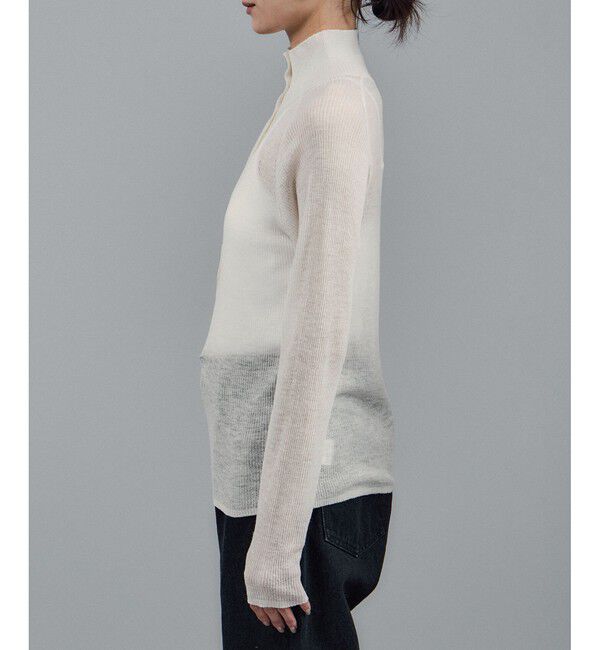 SALON adam et rope'「リブニット2WAYタートルネックプルオーバー」|ニット・セーター|