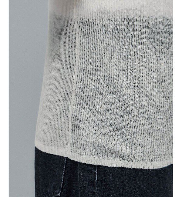 SALON adam et rope'「リブニット2WAYタートルネックプルオーバー」|ニット・セーター|