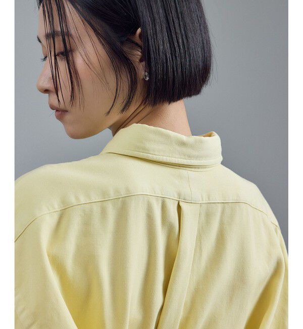 SALON adam et rope'「【BOWTE（バウト）】FINE COUNT COTTON PIECE DYE ボウタイシャツ」|シャツ・ブラウス|