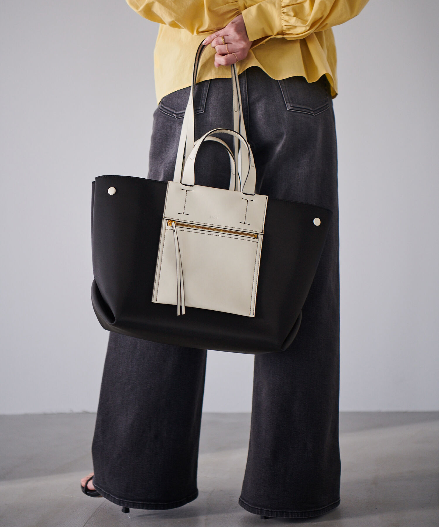 ROPE「【E&rsquo;POR】【A4対応】【撥水/雨の日】D BAG Large」|ハンドバッグ|