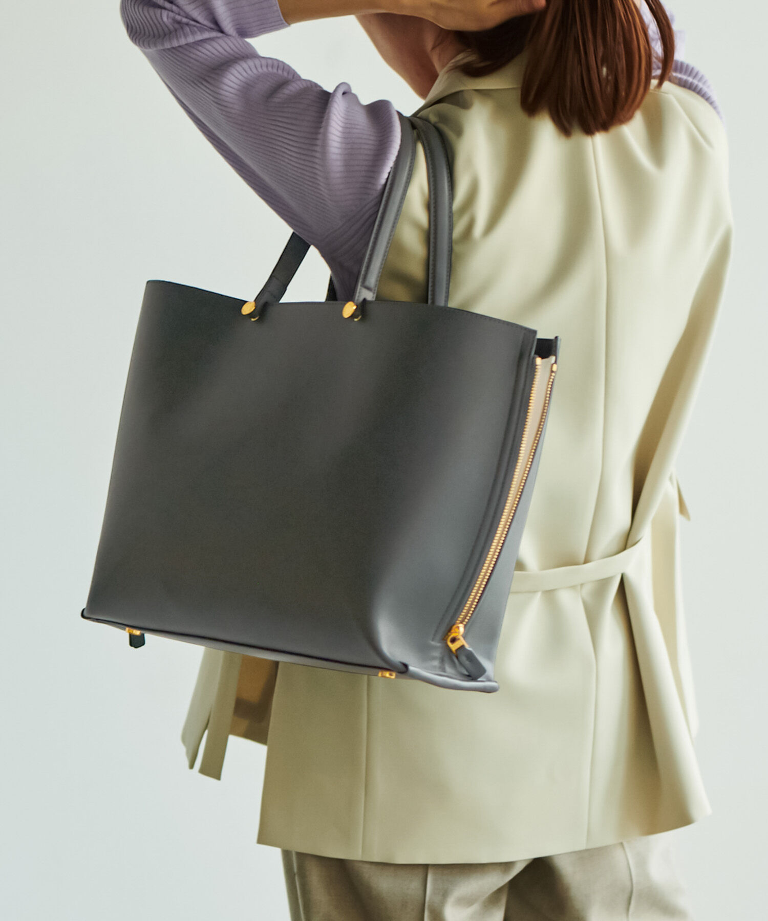 ROPE「【E'POR】【A4対応】【新色追加】 Y BAG Wide」|トートバッグ|