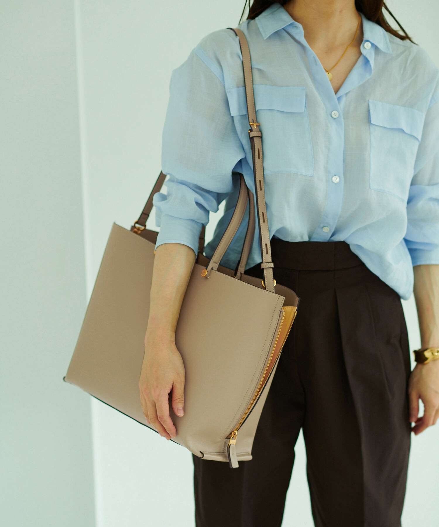 ROPE「【E'POR】【A4対応】【新色追加】 Y BAG Wide」|トートバッグ|