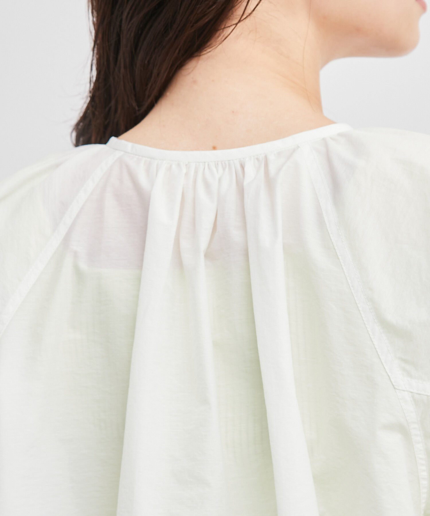 ROPE「コットンタフタギャザーブルゾン」|ブルゾン・スタジャン|