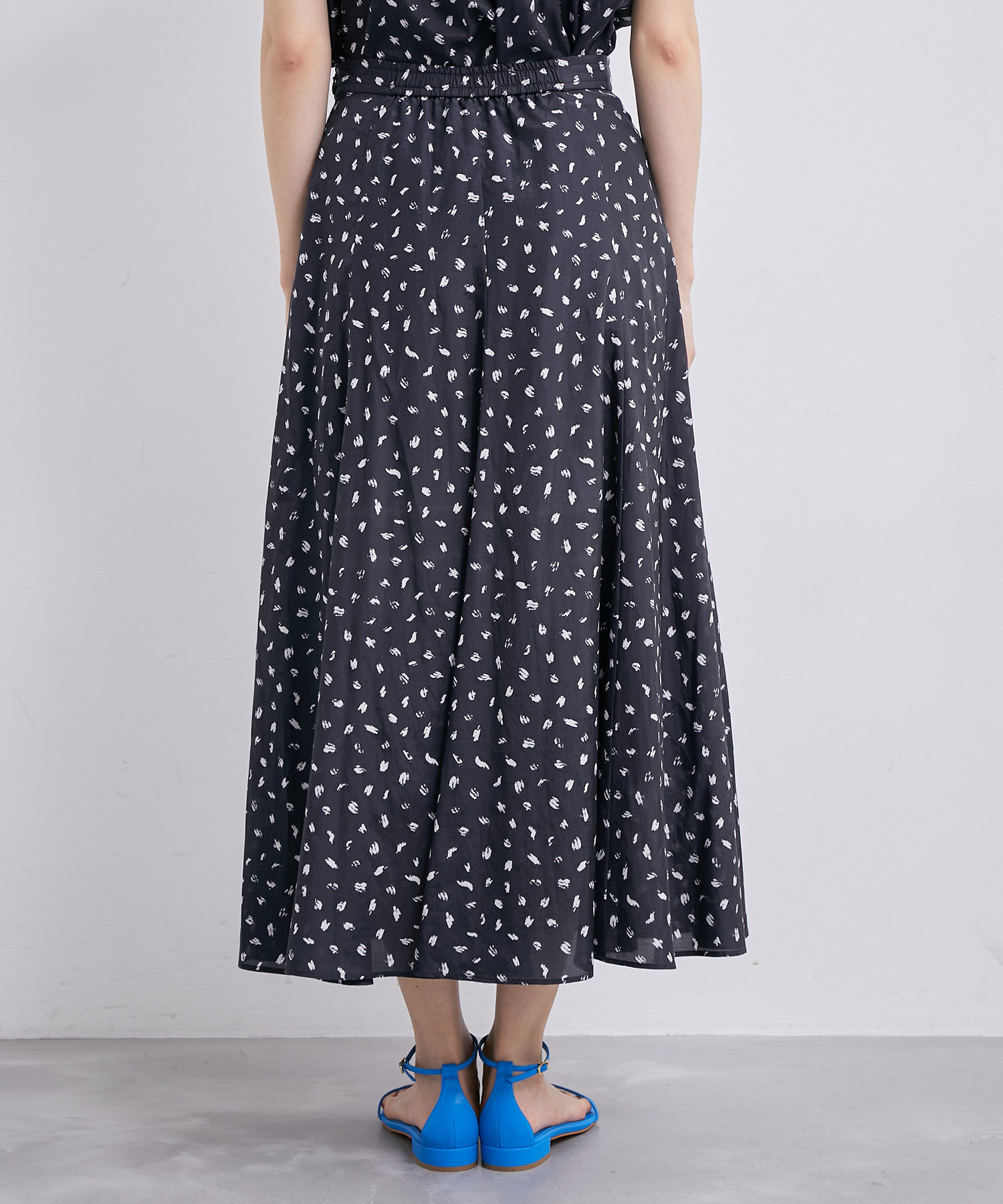 ROPE「【雑誌掲載】【洗える】プリントマーメイドスカート/セットアップ対応」|スカート|