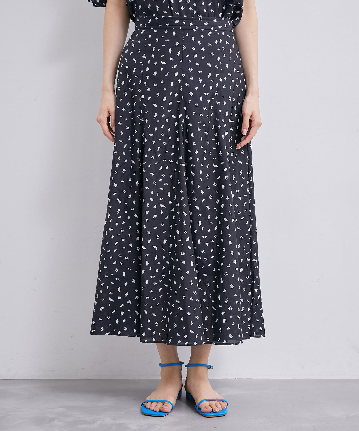 ROPE「【雑誌掲載】【洗える】プリントマーメイドスカート/セットアップ対応」|スカート|