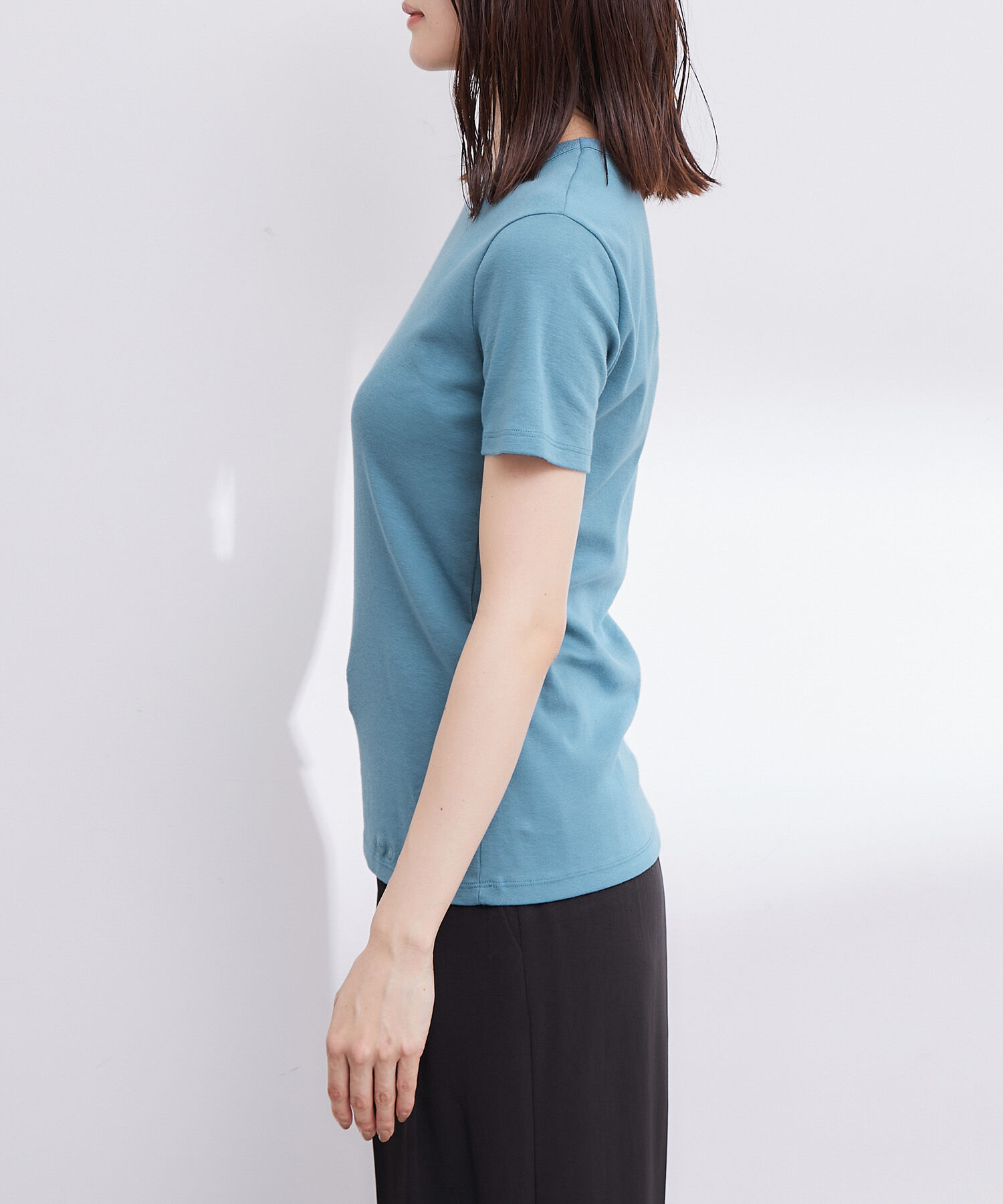 ROPE「【PETIT BATEAU（プチバトー）&times;ROPE'】ラウンドネックTEE」|Tシャツ・カットソー|