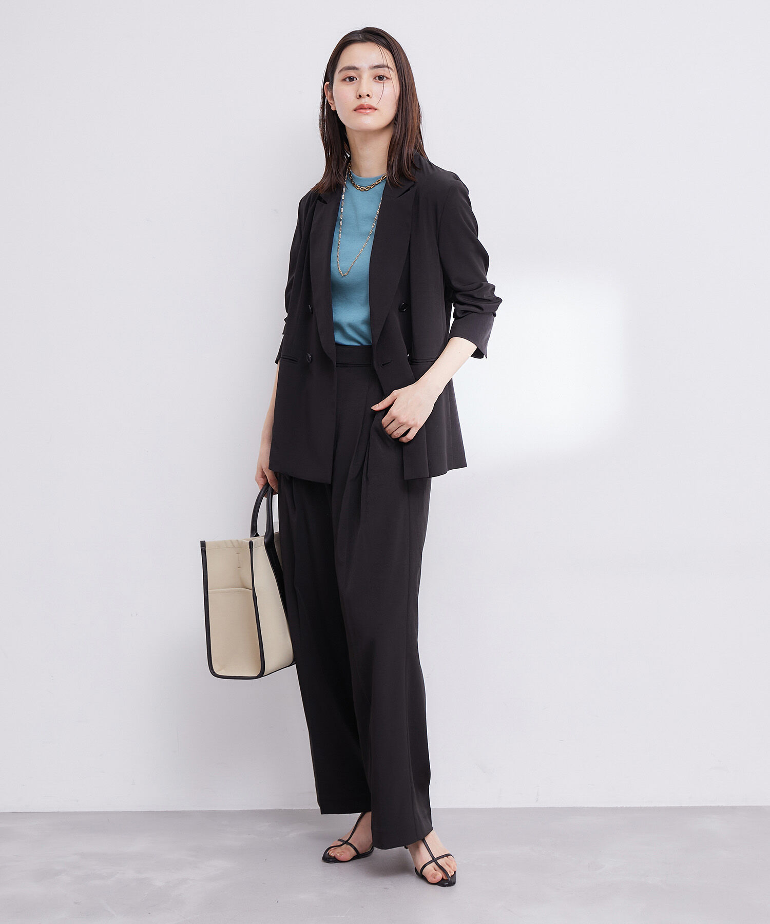 ROPE「【PETIT BATEAU（プチバトー）&times;ROPE'】ラウンドネックTEE」|Tシャツ・カットソー|