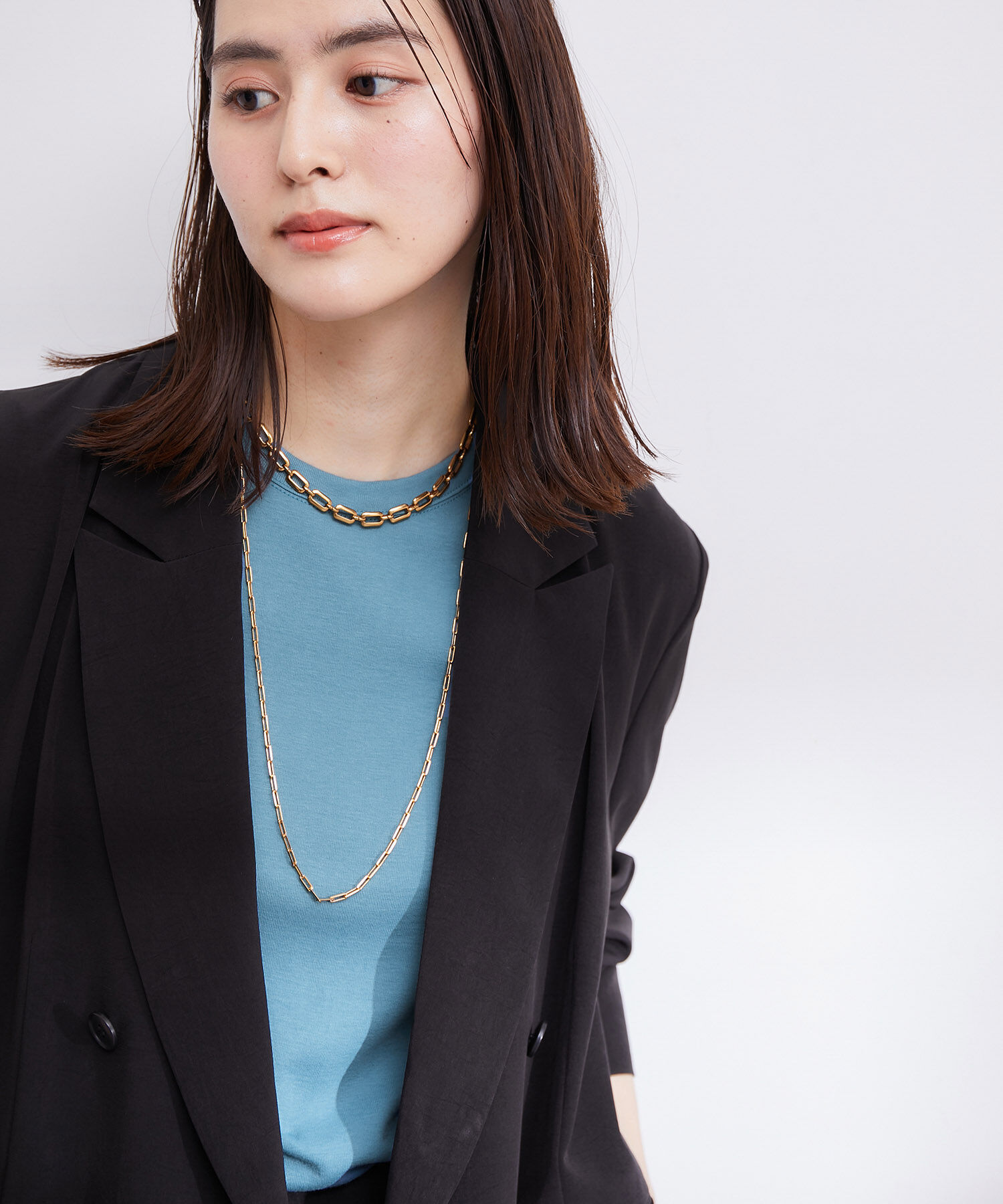 ROPE「【PETIT BATEAU（プチバトー）&times;ROPE'】ラウンドネックTEE」|Tシャツ・カットソー|