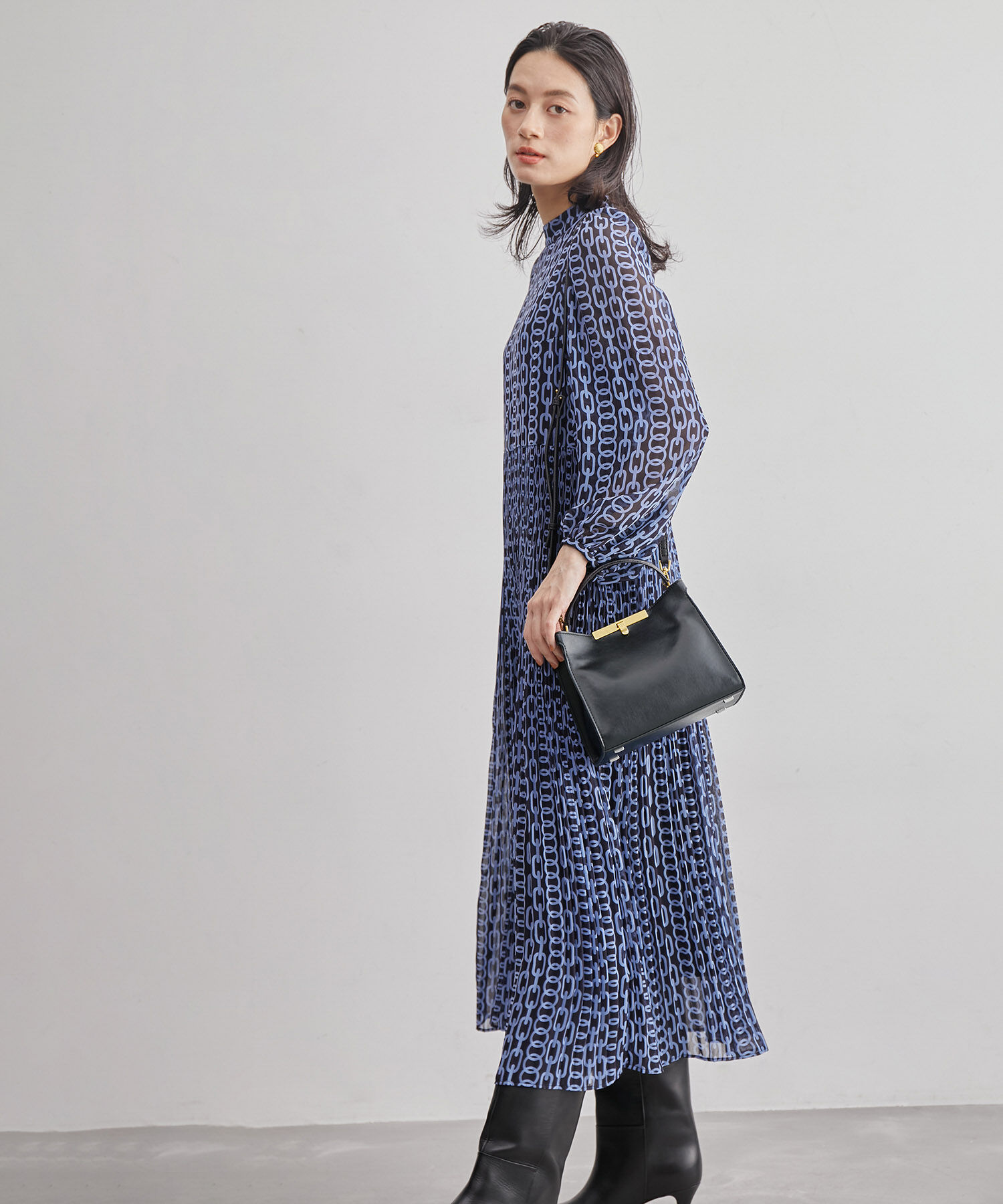 ROPE「ワンハンドルトップメタルミニバッグ」|ショルダー・メッセンジャー|