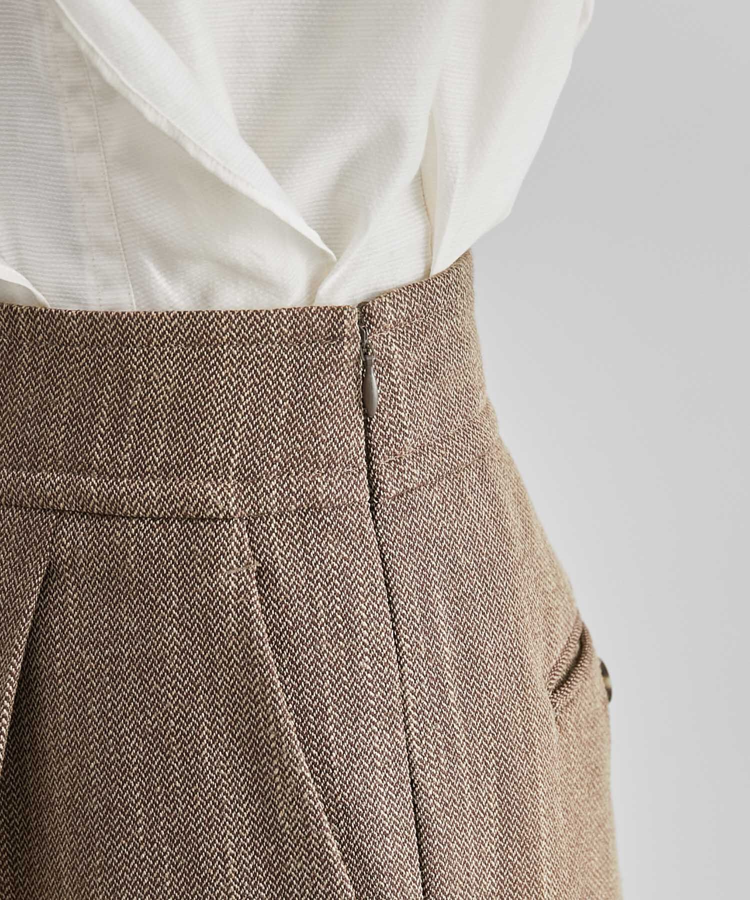 ROPE「ツイード調セミワイドパンツ/セットアップ対応」|その他|