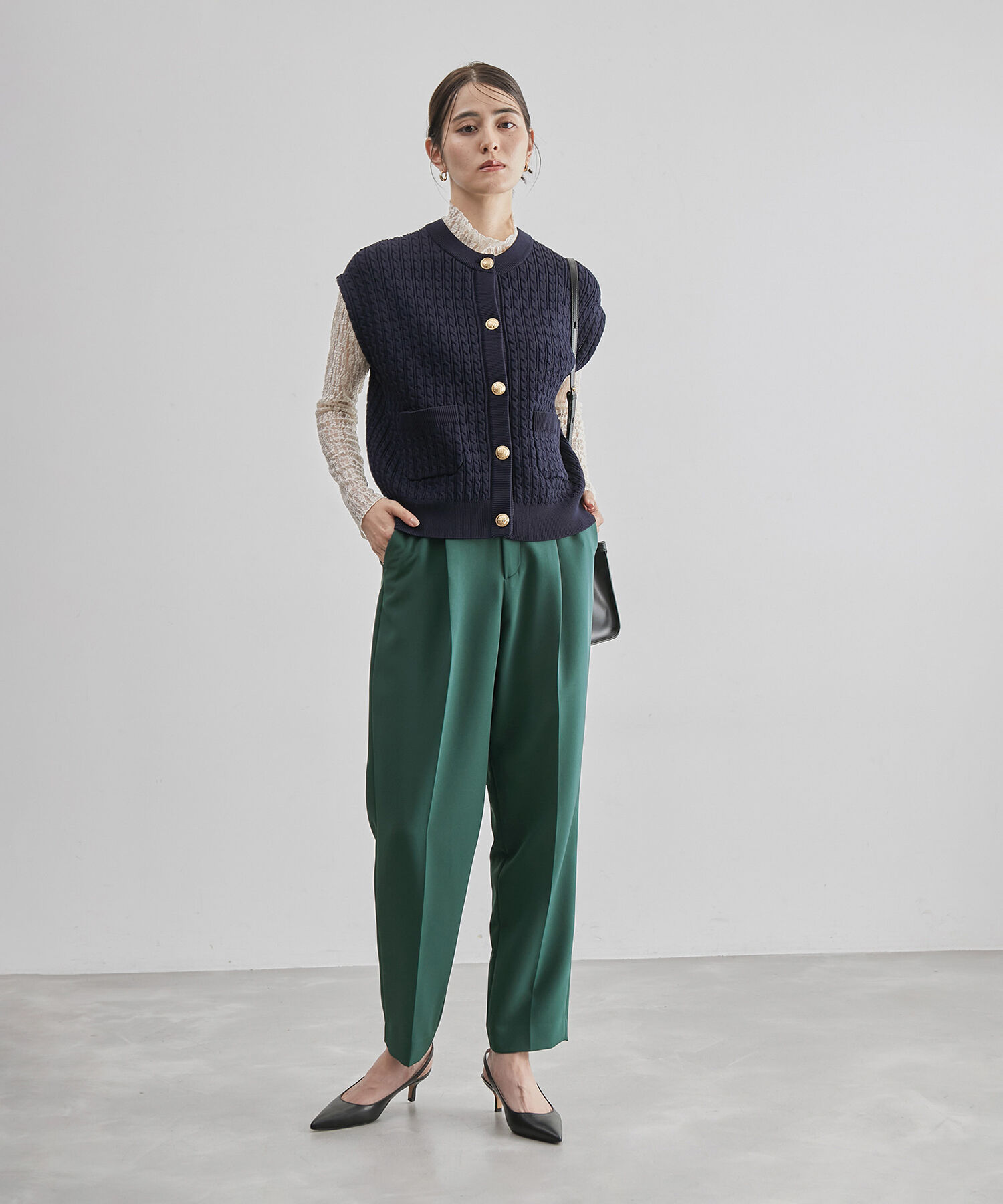 ROPE「【高評価】ダブルクロステーパードパンツ」|その他|