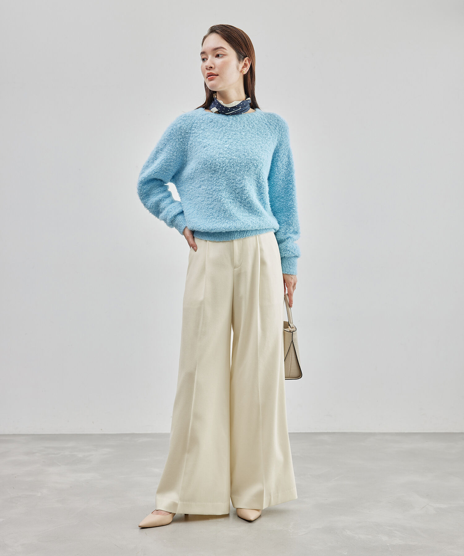 ROPE「ウールサキソニーワイドパンツ/一部セットアップ対応」|その他|
