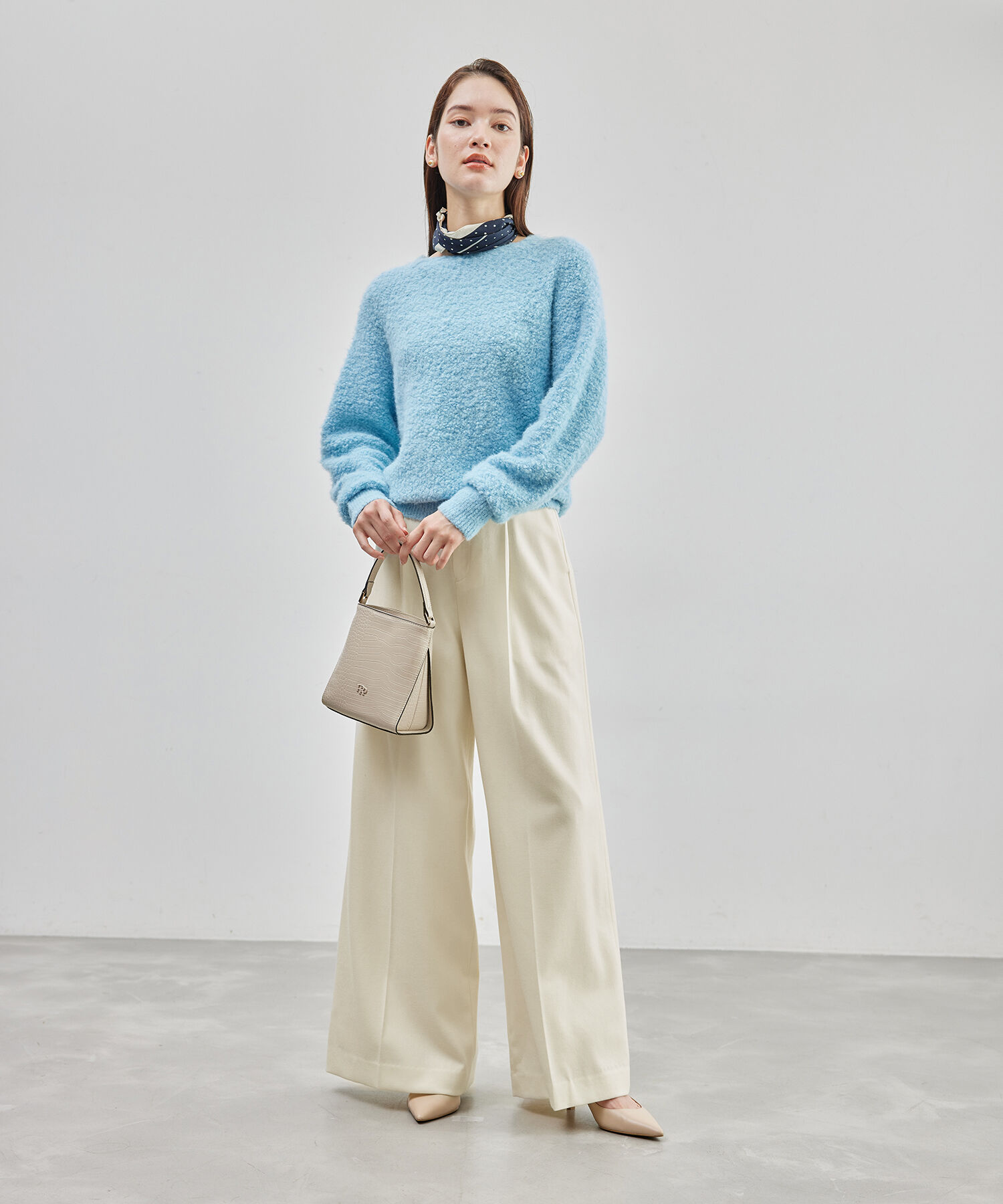 ROPE「ウールサキソニーワイドパンツ/一部セットアップ対応」|その他|