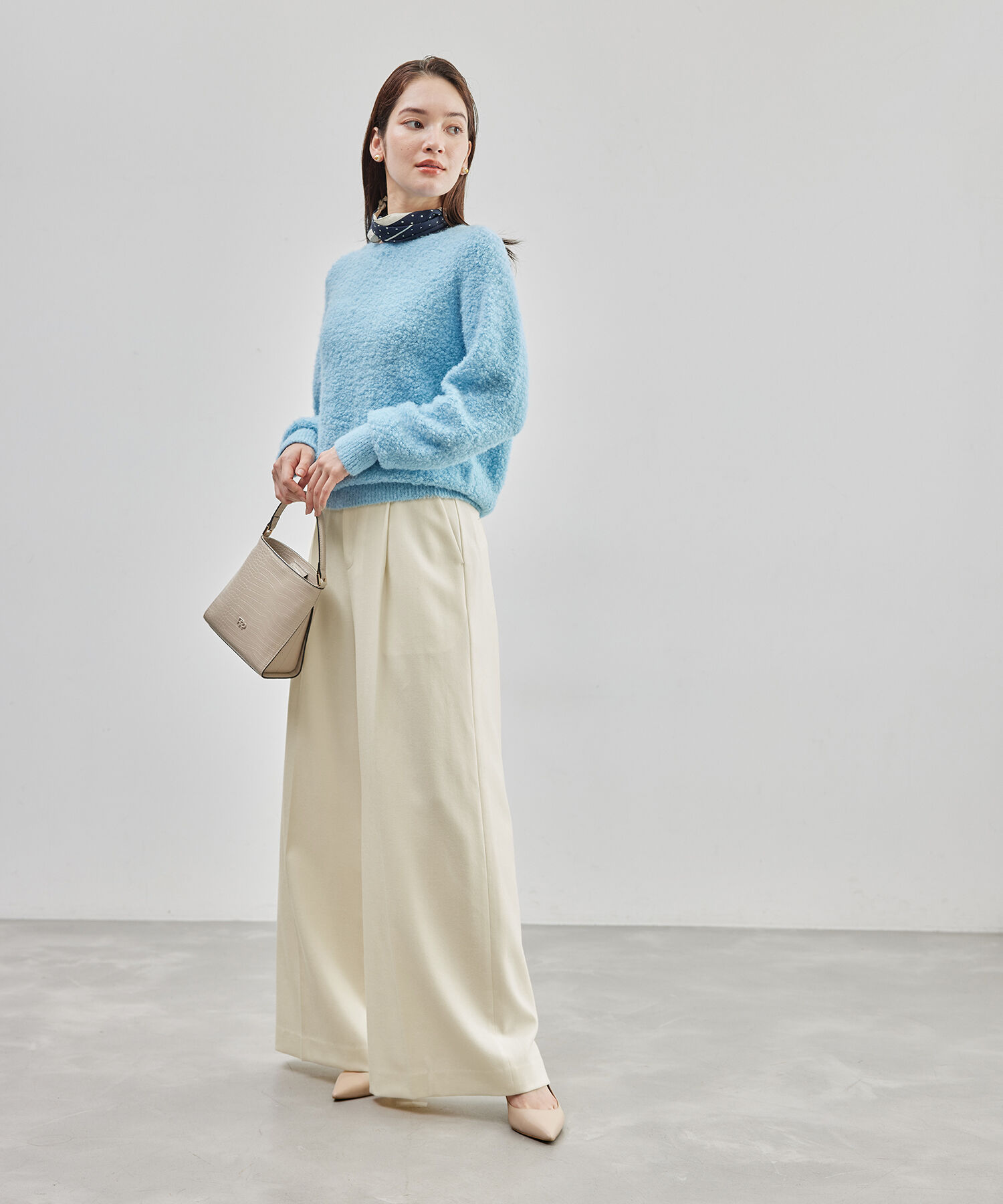 ROPE「ウールサキソニーワイドパンツ/一部セットアップ対応」|その他|