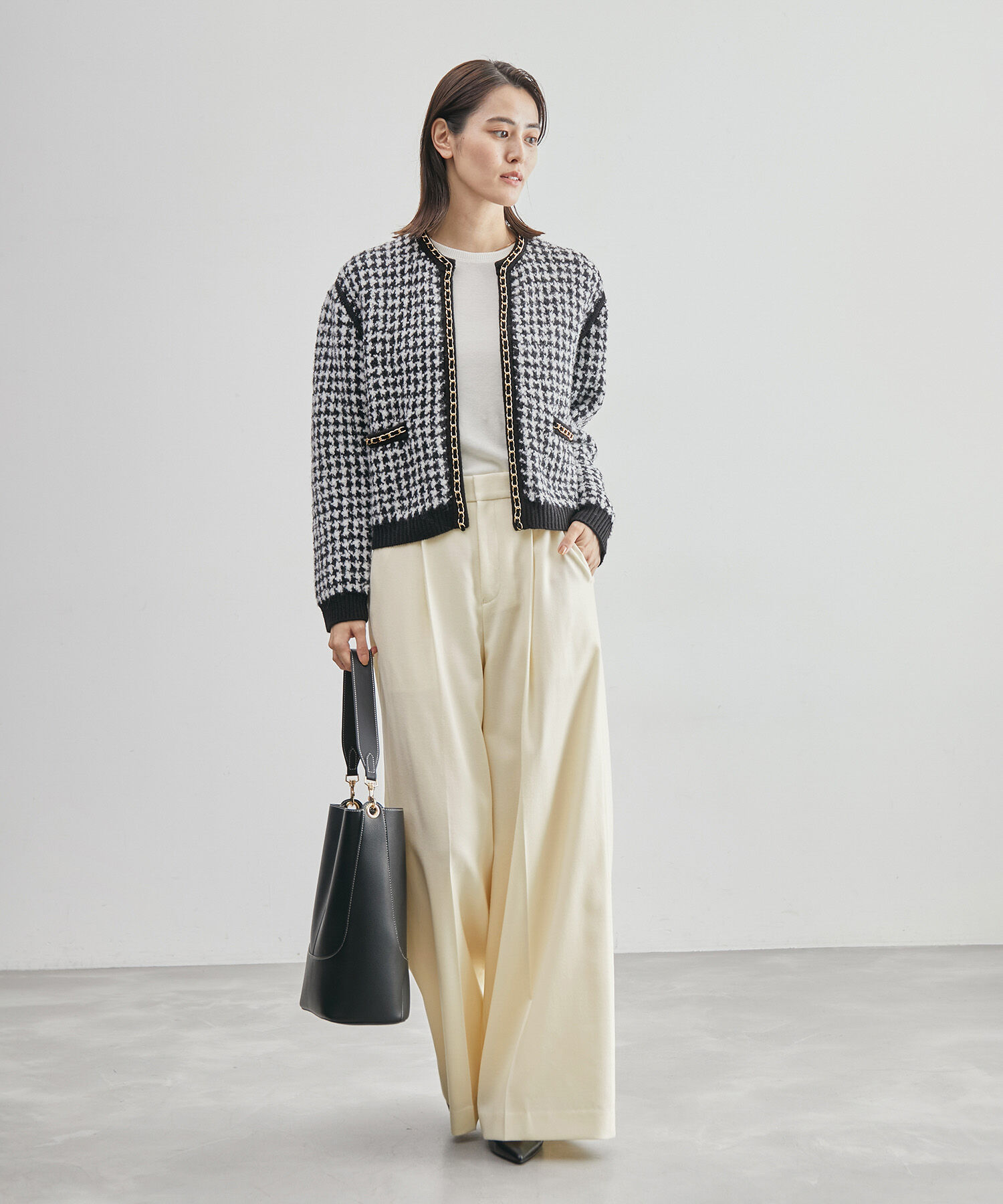 ROPE「ウールサキソニーワイドパンツ/一部セットアップ対応」|その他|