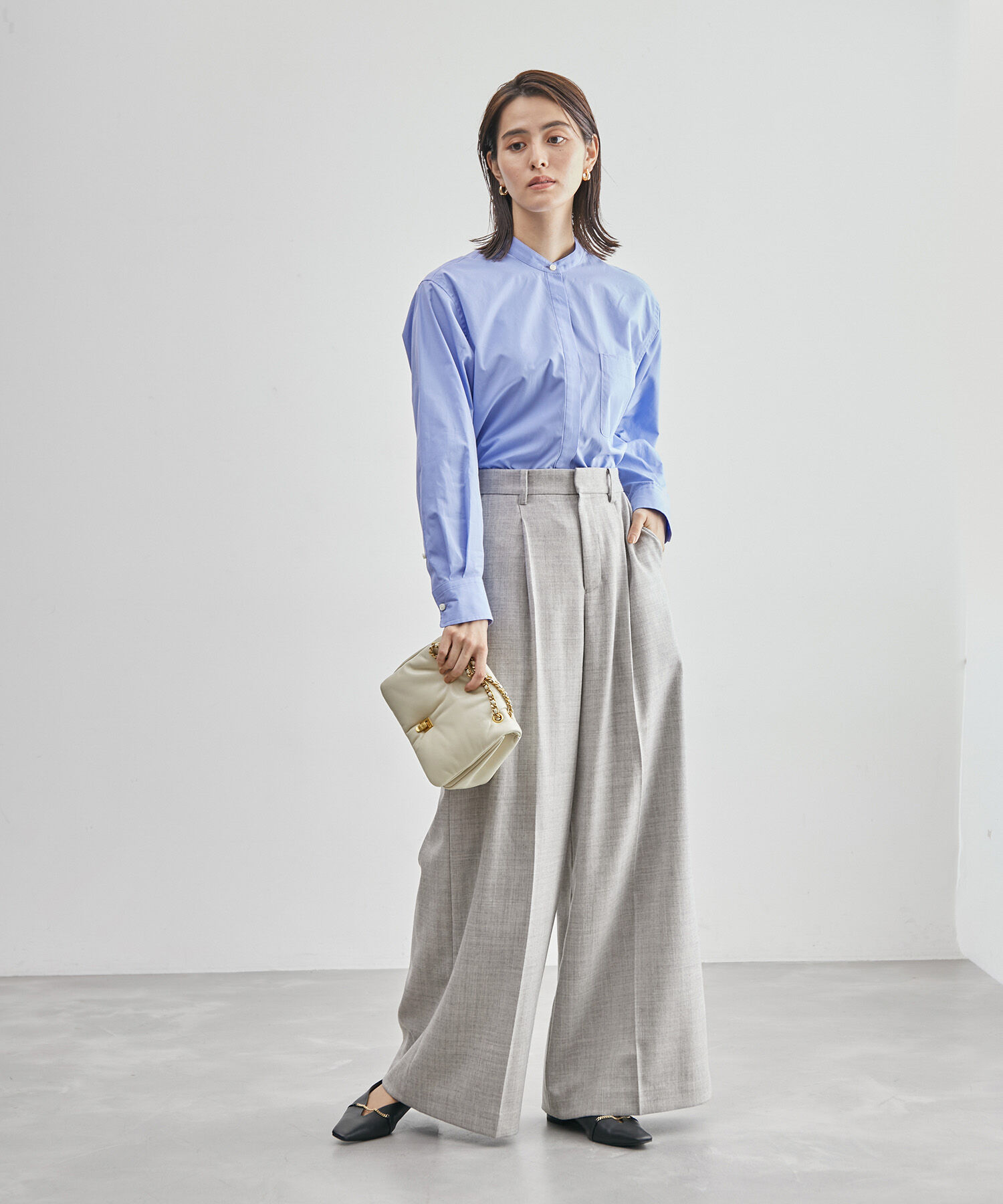 ROPE「ウールサキソニーワイドパンツ/一部セットアップ対応」|その他|