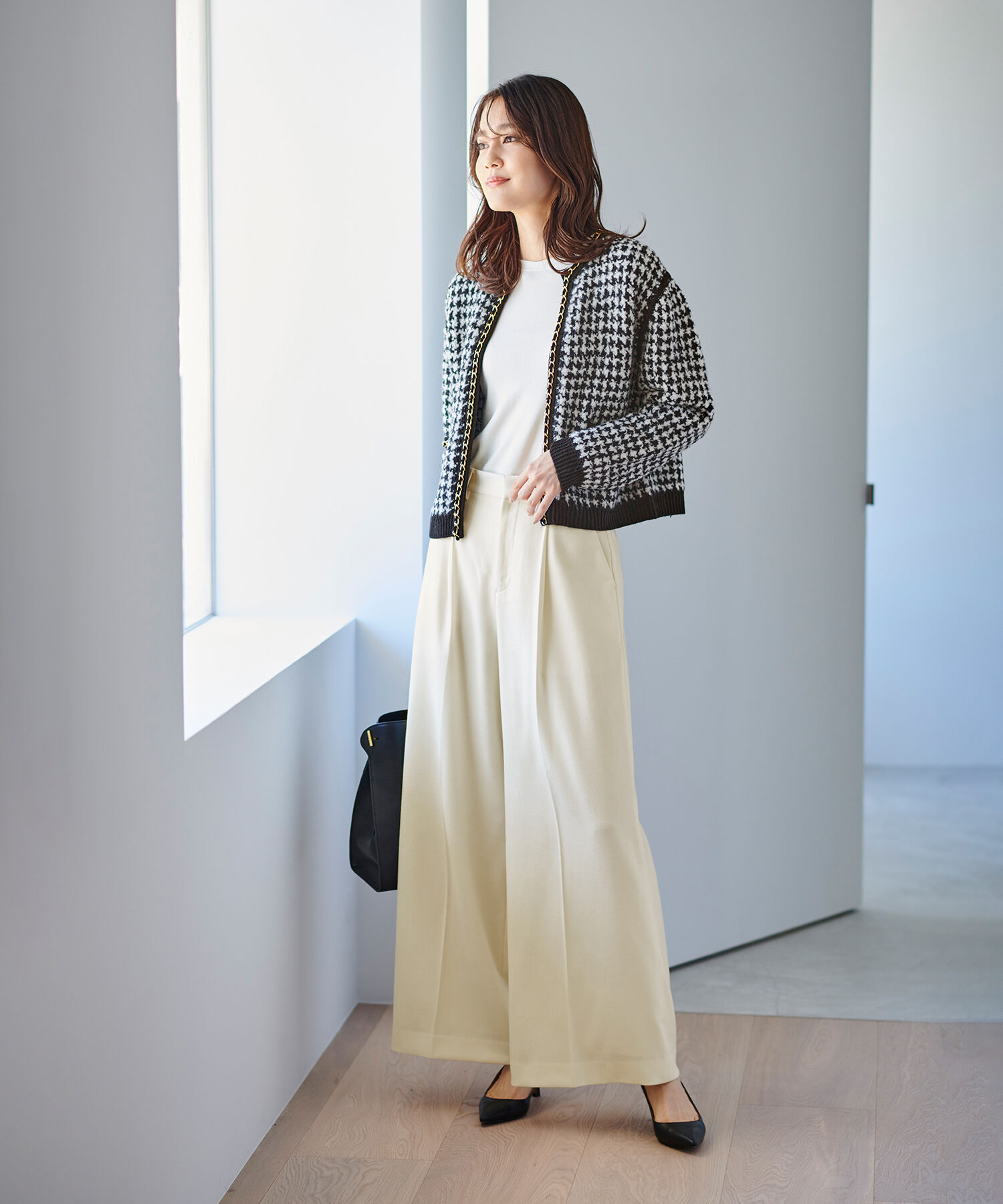 ROPE「ウールサキソニーワイドパンツ/一部セットアップ対応」|その他|