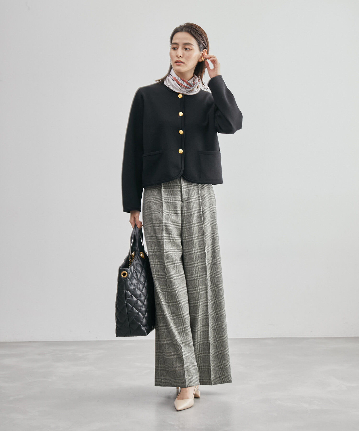 ROPE「ウールサキソニーワイドパンツ/一部セットアップ対応」|その他|