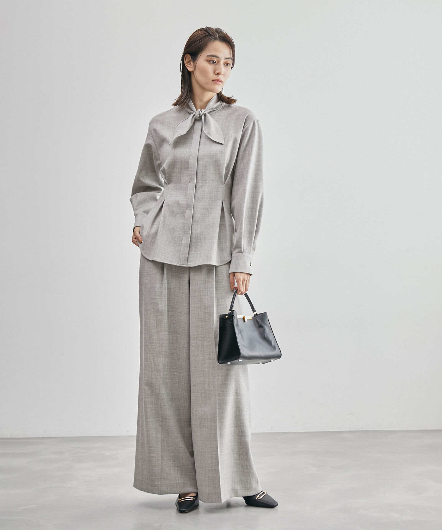 ROPE「ウールサキソニーワイドパンツ/一部セットアップ対応」|その他|