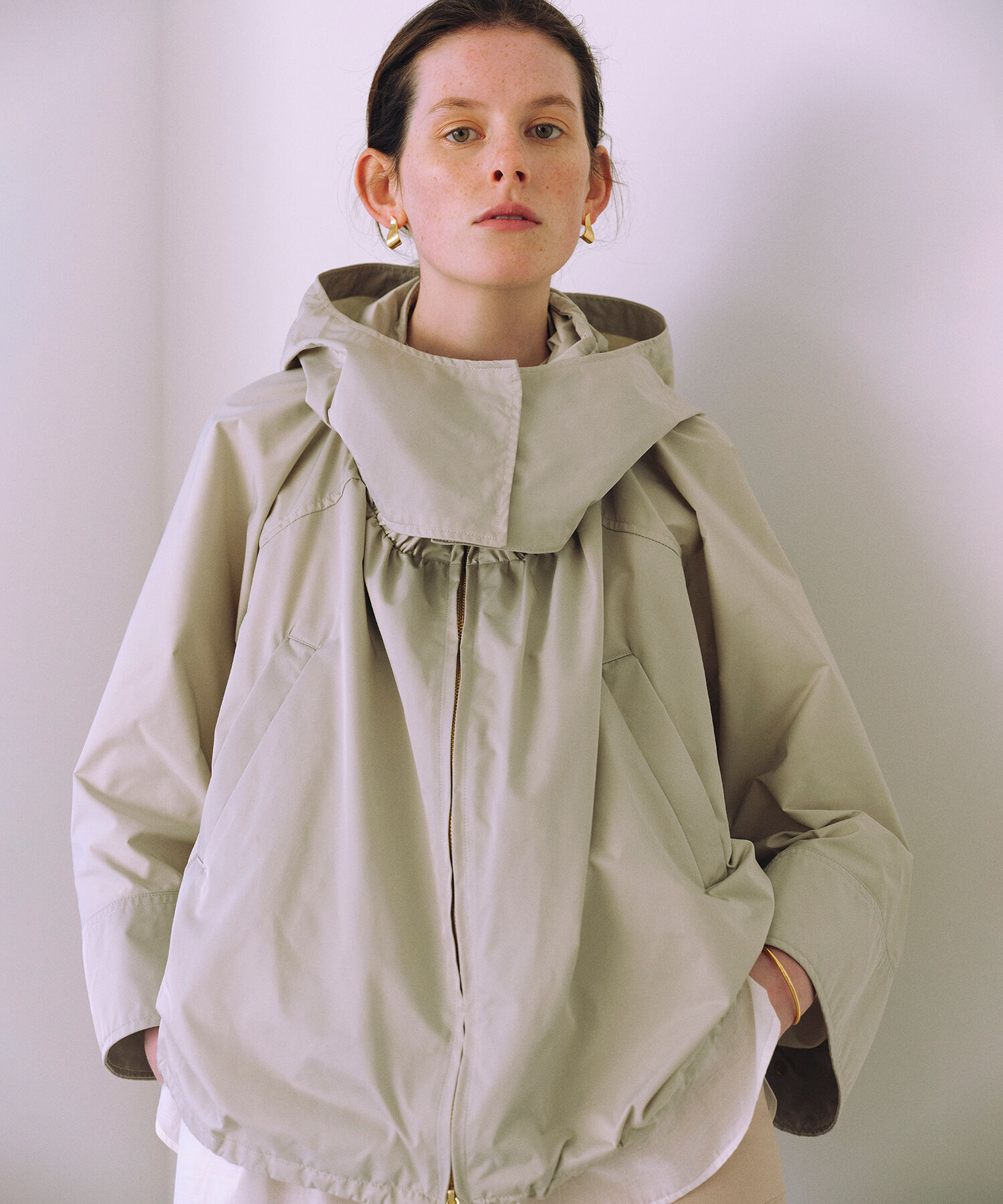 ROPE「ギャザーマウンテンパーカー【雑誌掲載】」|アウトドア|グレー(07)