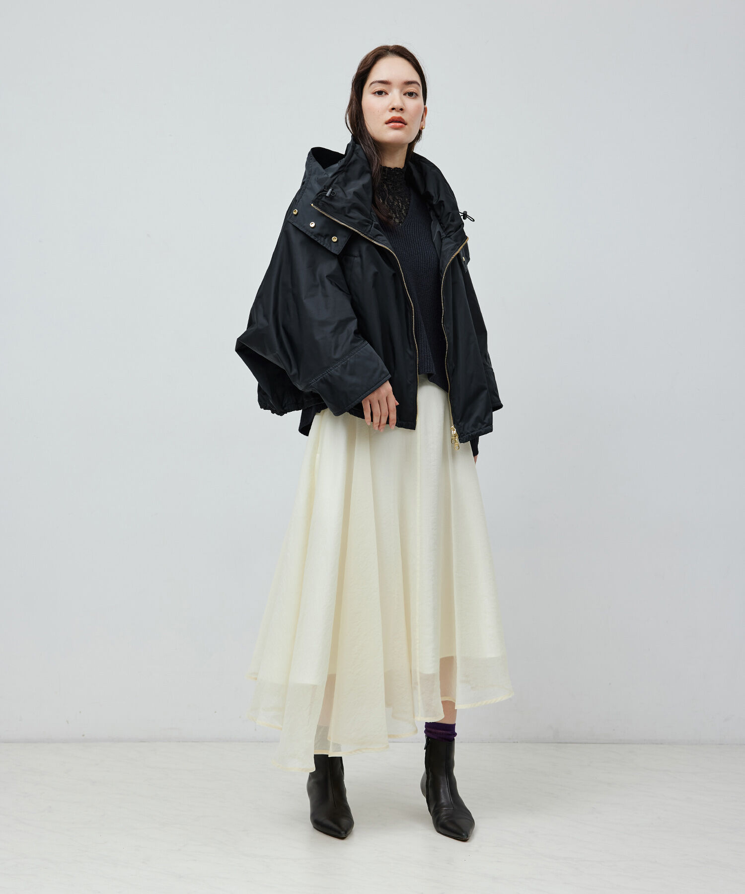 ROPE「ギャザーマウンテンパーカー【雑誌掲載】」|アウトドア|