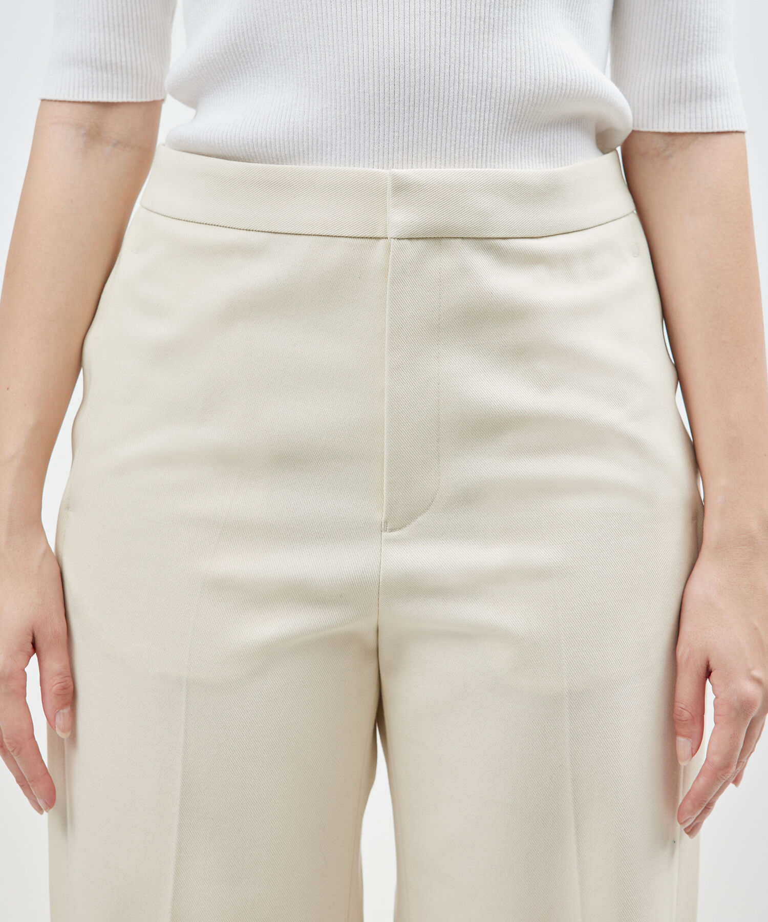 ROPE「【雑誌掲載】コットンカルゼサイドタックパンツ」|その他|