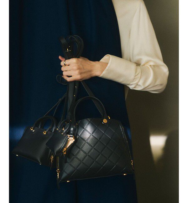 ROPE「【E'POR】Y BAG Mini Emboss【超軽量】」|ハンドバッグ|ブラック系(02)