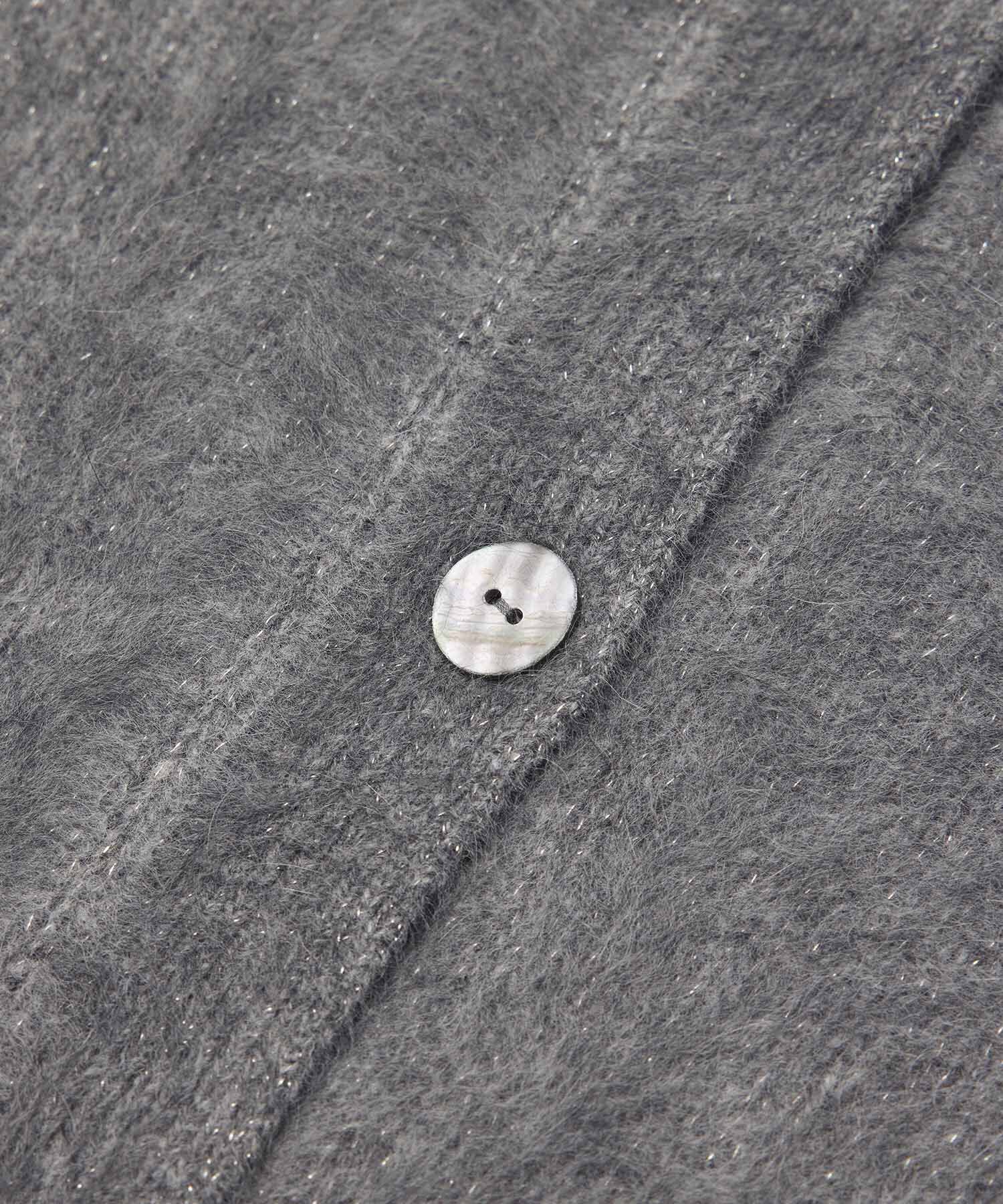 ROPE「フォックスラクーンVネックカーディガン」|カーディガン|