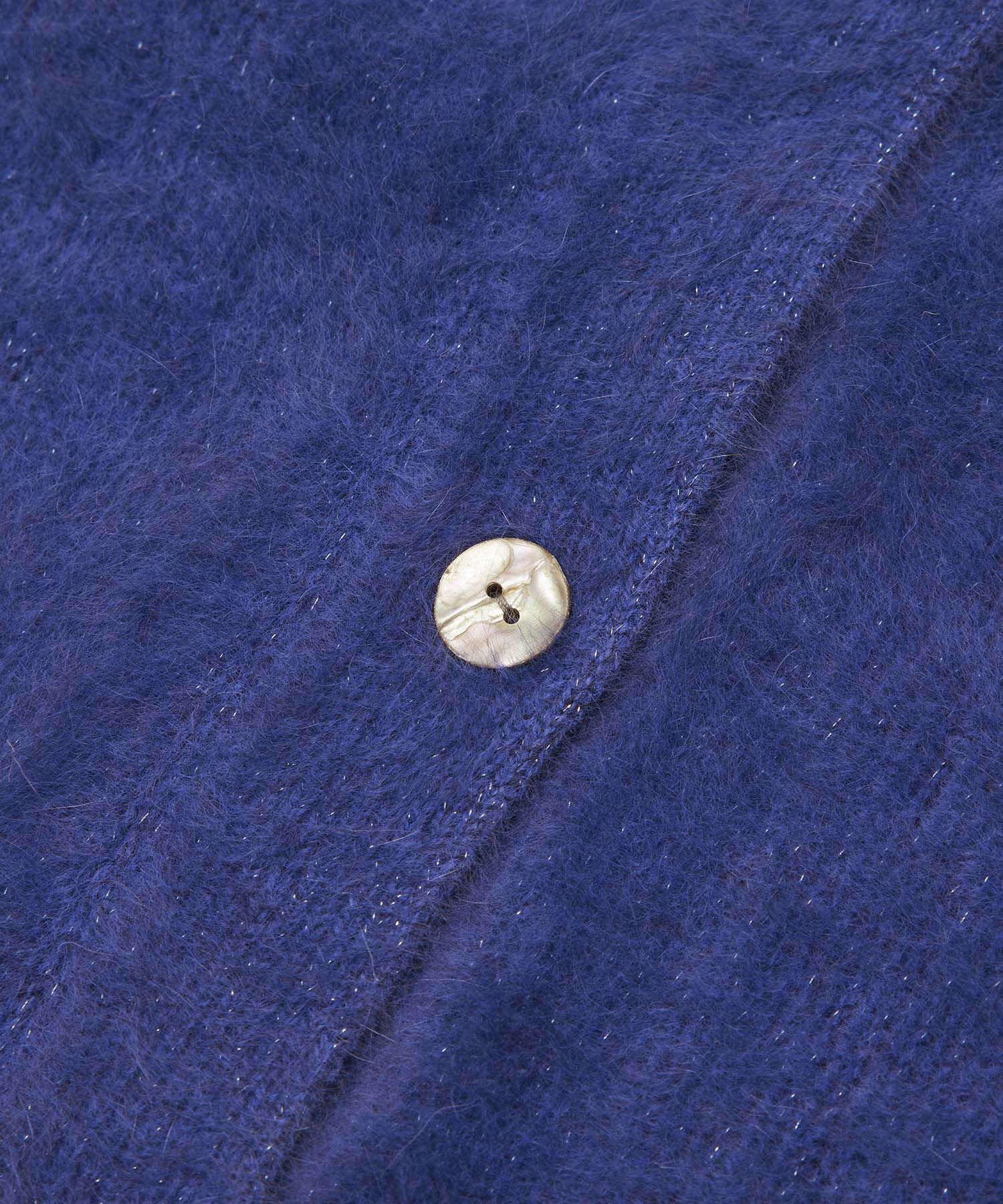 ROPE「フォックスラクーンVネックカーディガン」|カーディガン|