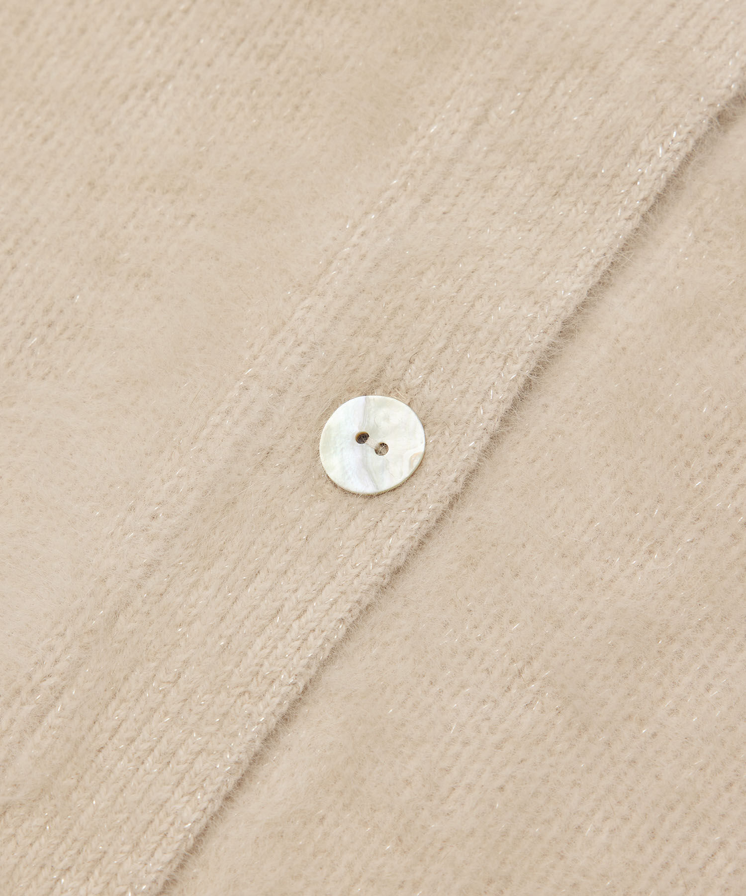 ROPE「フォックスラクーンVネックカーディガン」|カーディガン|