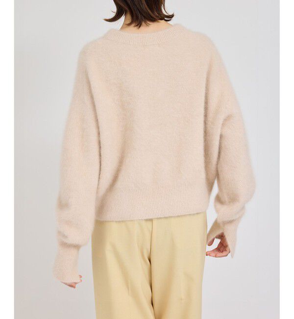 ROPE「フォックスラクーンクルーネックニット」|ニット・セーター|