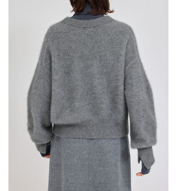 ROPE「フォックスラクーンクルーネックニット」|ニット・セーター|