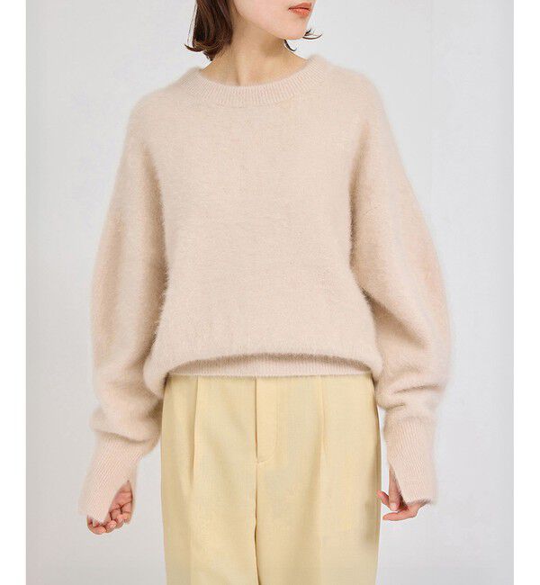 ROPE「フォックスラクーンクルーネックニット」|ニット・セーター|