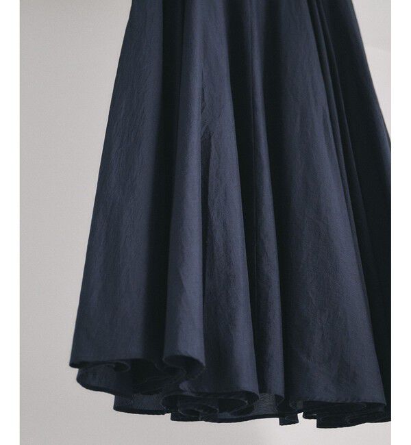 ROPE「【洗える】ナイロンコットンタフタサーキュラースカート」|スカート|