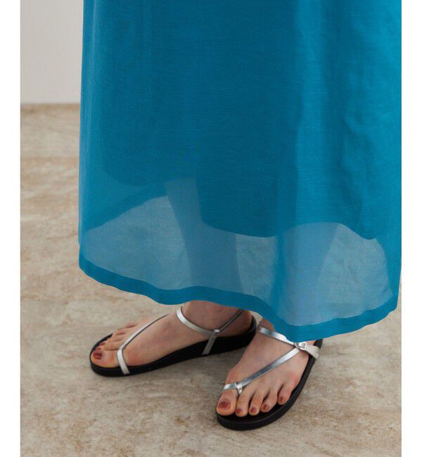 ROPE「コットンシルクワンピース/洗える」|ワンピース|