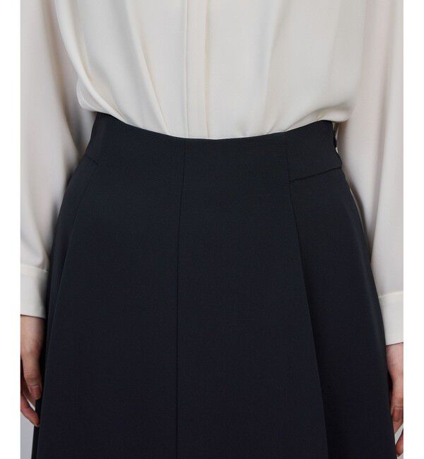 ROPE「トリアセダブルクロス ハイウエストフレアスカート/イージーケア・セットアップ対応・25AW」|スカート|